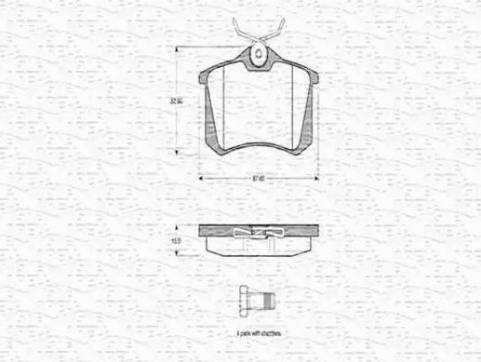 Magneti Marelli 363702160345 - Гальмівні колодки, дискові гальма avtolavka.club