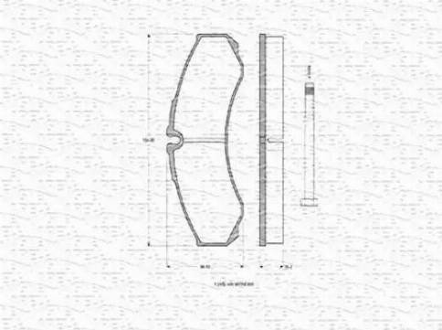 Magneti Marelli 363702160357 - Гальмівні колодки, дискові гальма avtolavka.club