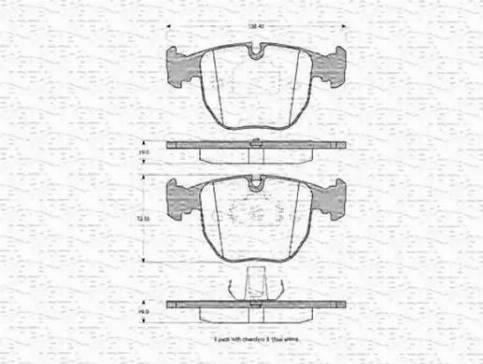 Magneti Marelli 363702160368 - Гальмівні колодки, дискові гальма avtolavka.club