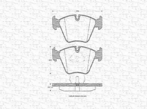 Magneti Marelli 430216170307 - Гальмівні колодки, дискові гальма avtolavka.club