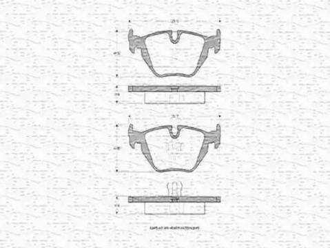 Magneti Marelli 363702160316 - Гальмівні колодки, дискові гальма avtolavka.club