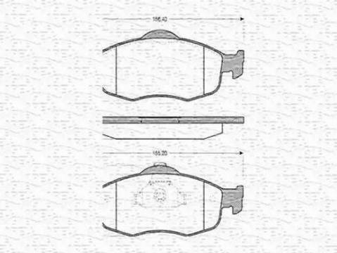 Magneti Marelli 430216170320 - Гальмівні колодки, дискові гальма avtolavka.club