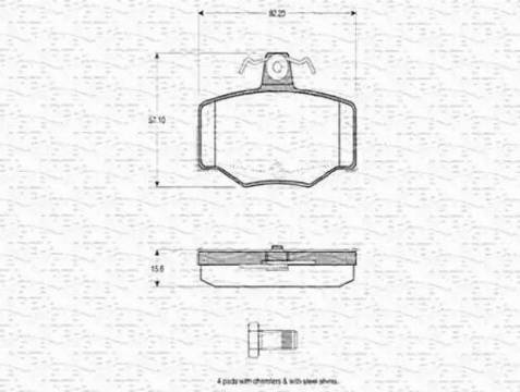 Magneti Marelli 363702160753 - Гальмівні колодки, дискові гальма avtolavka.club