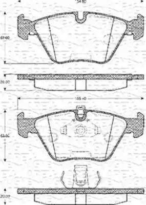 Magneti Marelli 363702161115 - Гальмівні колодки, дискові гальма avtolavka.club