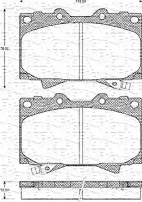 Magneti Marelli 363702161135 - Гальмівні колодки, дискові гальма avtolavka.club