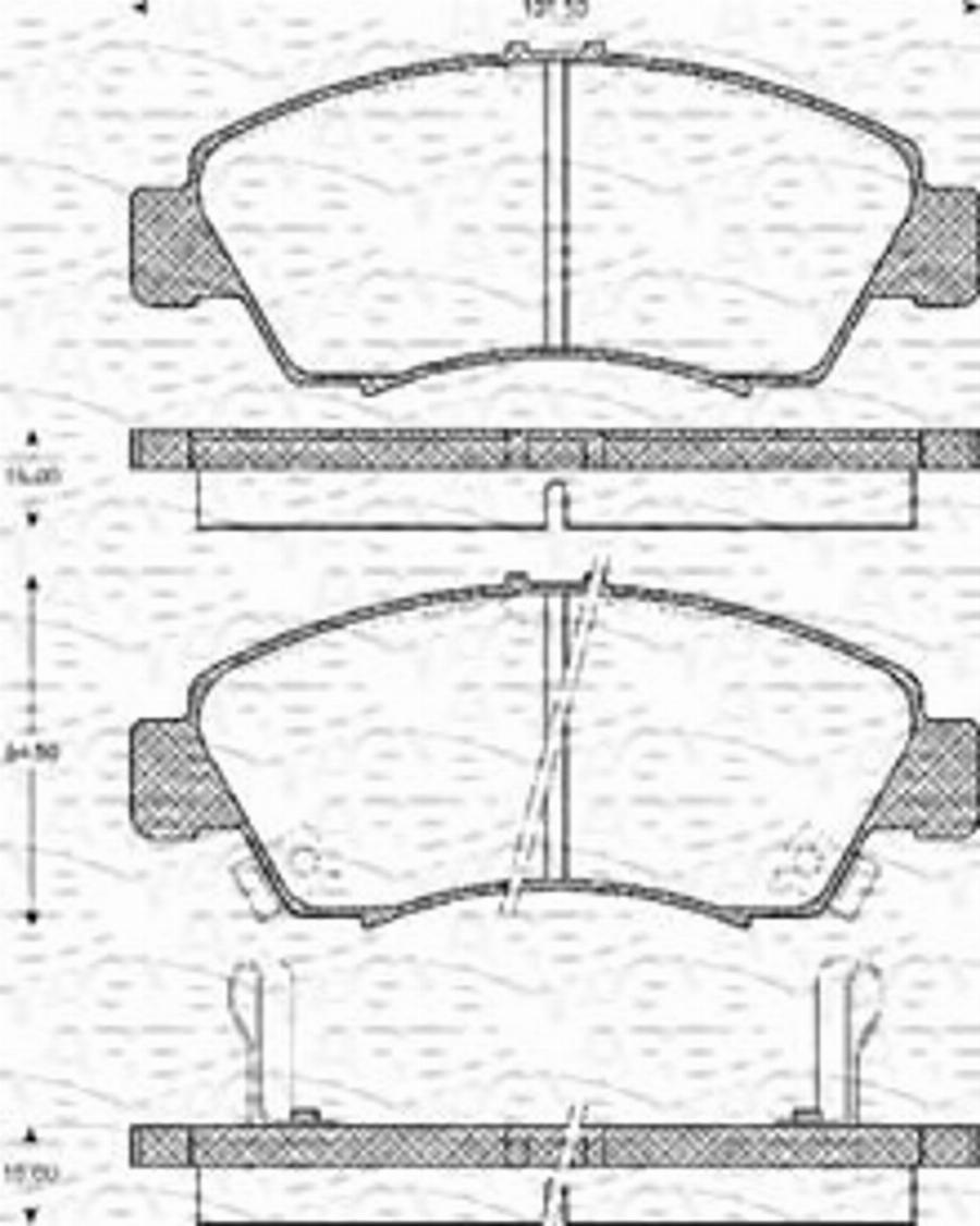 Magneti Marelli 363702161129 - Гальмівні колодки, дискові гальма avtolavka.club