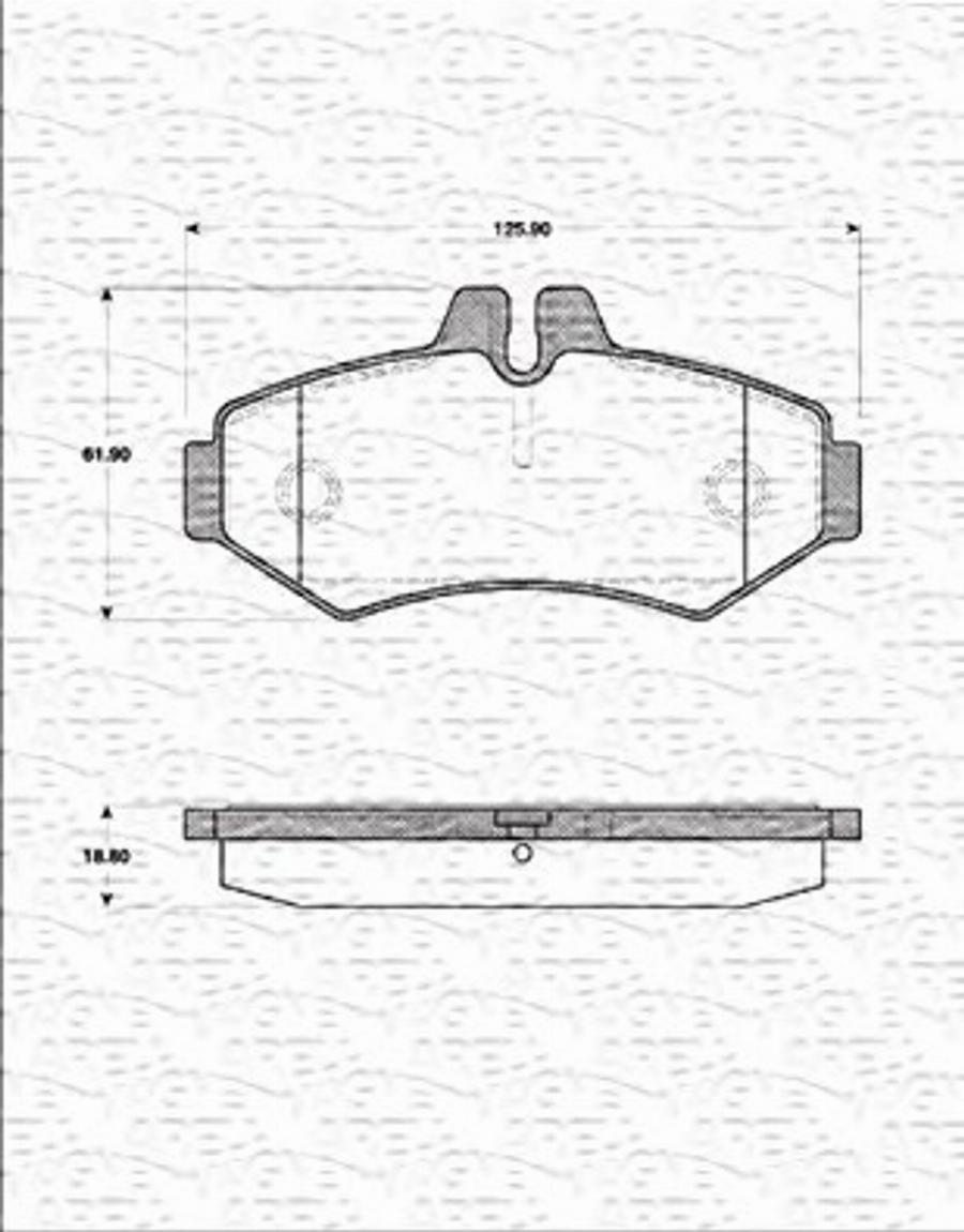 Magneti Marelli 363702161264 - Гальмівні колодки, дискові гальма avtolavka.club