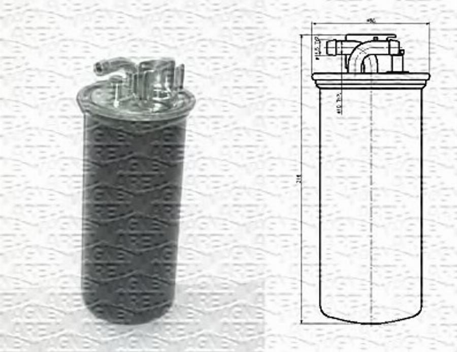 Magneti Marelli 213908584000 - Паливний фільтр avtolavka.club