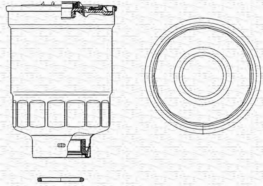 Magneti Marelli 213908523000 - Паливний фільтр avtolavka.club