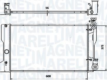 Magneti Marelli - BR RMM1007HTO - Радіатор, охолодження двигуна avtolavka.club