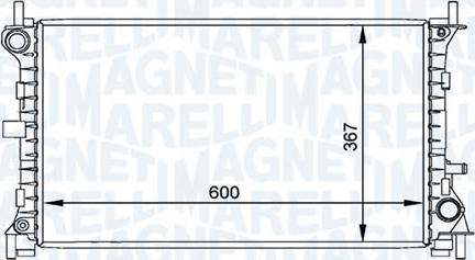 Magneti Marelli - BR RMM376764031 - Радіатор, охолодження двигуна avtolavka.club