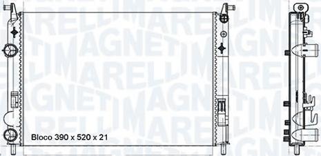 Magneti Marelli - BR RMM779881M - Радіатор, охолодження двигуна avtolavka.club