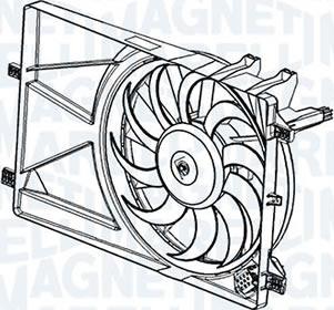 Magneti Marelli - BR X2075001MM - Вентилятор, охолодження двигуна avtolavka.club