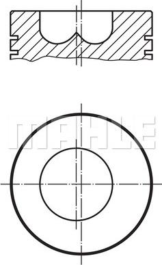 MAHLE 009 90 00 - Поршень avtolavka.club