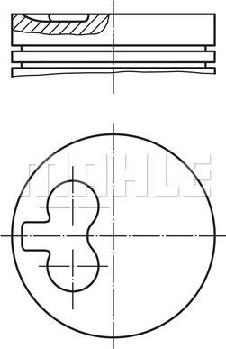 MAHLE 029 82 00 - Поршень avtolavka.club