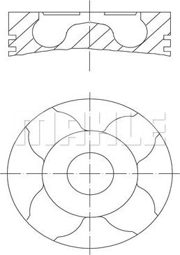 MAHLE 229 35 00 - Поршень avtolavka.club