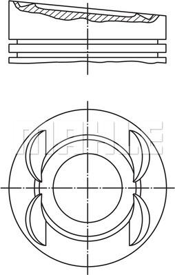 MAHLE 028 03 12 - Поршень avtolavka.club