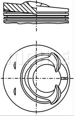 MAHLE 028 24 00 - Поршень avtolavka.club