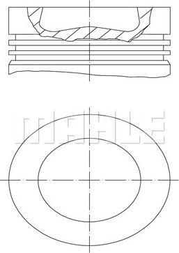 MAHLE 028 PI 00139 001 - Поршень avtolavka.club