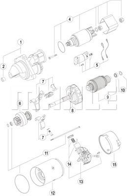 MAHLE MS 148 - Стартер avtolavka.club