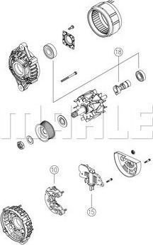 MAHLE MG 812 - Генератор avtolavka.club