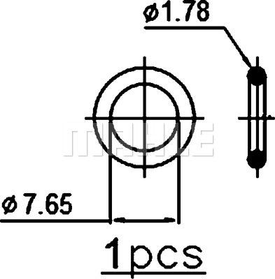 MAHLE AC 376 000P - Конденсатор, кондиціонер avtolavka.club