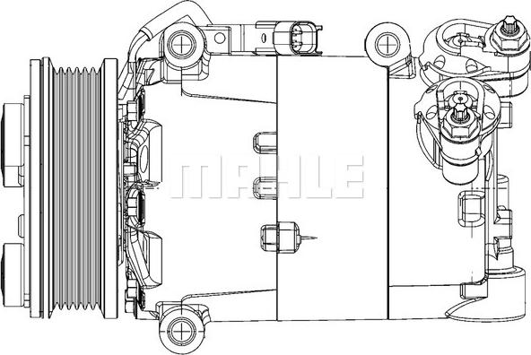 MAHLE ACP 1364 000P - Компресор, кондиціонер avtolavka.club