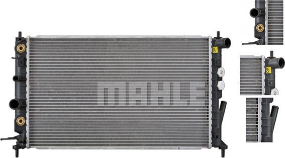 MAHLE CR 649 000S - Радіатор, охолодження двигуна avtolavka.club