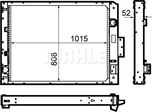 MAHLE CR 1910 000P - Радіатор, охолодження двигуна avtolavka.club