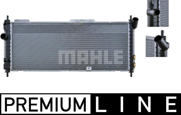 MAHLE CR 355 000P - Радіатор, охолодження двигуна avtolavka.club