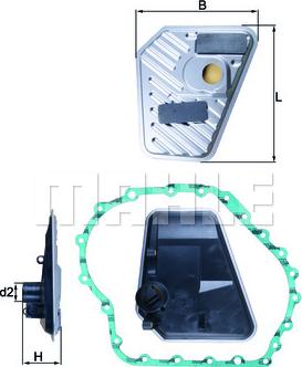 MAHLE HX 168D - Гідрофільтри, автоматична коробка передач avtolavka.club