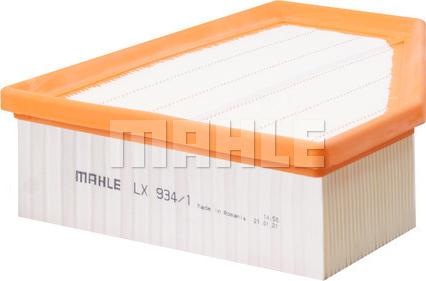 MAHLE LX 934/1 - Повітряний фільтр avtolavka.club