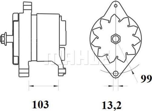 MAHLE MG 500 - Генератор avtolavka.club