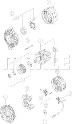 MAHLE MG 570 - Генератор avtolavka.club