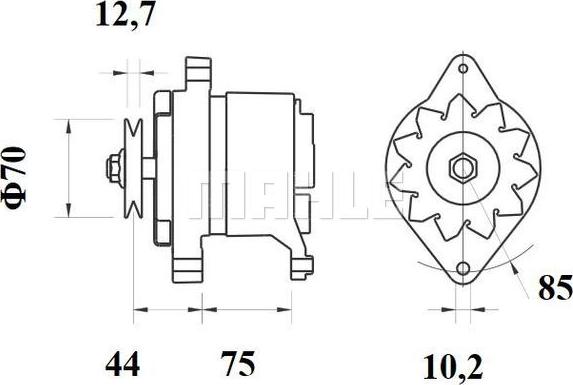 MAHLE MG 86 - Генератор avtolavka.club