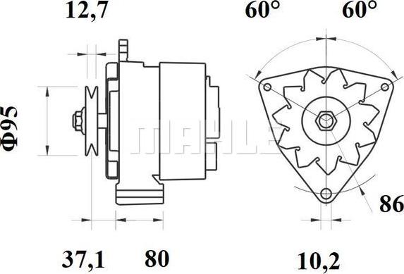 MAHLE MG 20 - Генератор avtolavka.club