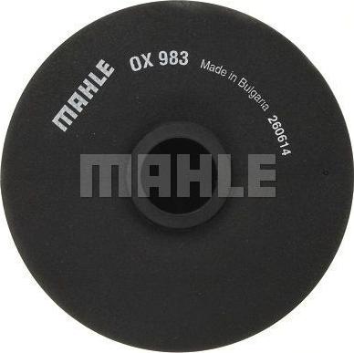 MAHLE OX 983D - Масляний фільтр avtolavka.club