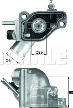 MAHLE TI 5 92 - Термостат, охолоджуюча рідина avtolavka.club