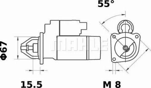 MAHLE MS 181 - Стартер avtolavka.club