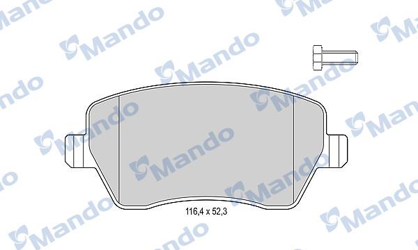 Mando MBF015179 - Гальмівні колодки, дискові гальма avtolavka.club