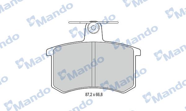 Mando MBF015353 - Гальмівні колодки, дискові гальма avtolavka.club