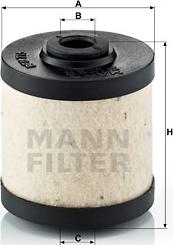 Mann-Filter BFU 715 - Паливний фільтр avtolavka.club