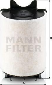 Mann-Filter C 14 130/1 - Повітряний фільтр avtolavka.club