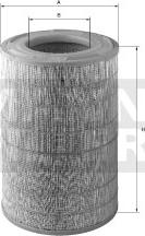 Mann-Filter C 32 1752 - Повітряний фільтр avtolavka.club