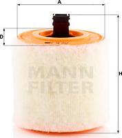 Mann-Filter C 16 012 - Повітряний фільтр avtolavka.club