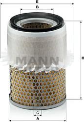 Mann-Filter C 16 181 - Повітряний фільтр avtolavka.club