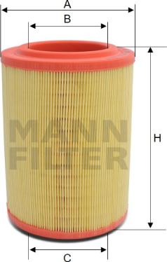 Mann-Filter C 18 209 - Повітряний фільтр avtolavka.club