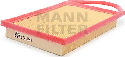 Mann-Filter C 34 007/1 - Повітряний фільтр avtolavka.club