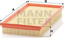 Mann-Filter C 34 100 - Повітряний фільтр avtolavka.club