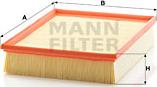 Mann-Filter C 30 195 - Повітряний фільтр avtolavka.club